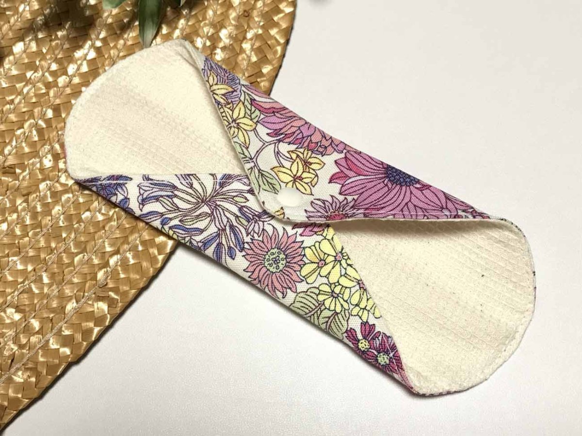 画像2: ★ワッフルの布ナプキン★ライナー(ソレイユ/ピンク) (2)