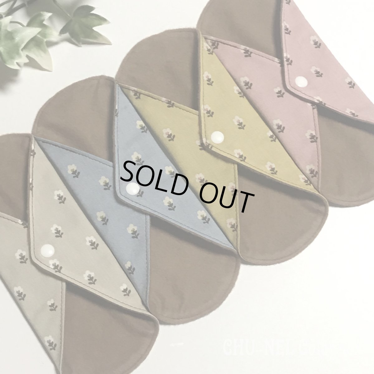 画像8: お肌面4色から選べる★布ナプキン4枚★ライナー(くすみプロヴァンス） (8)