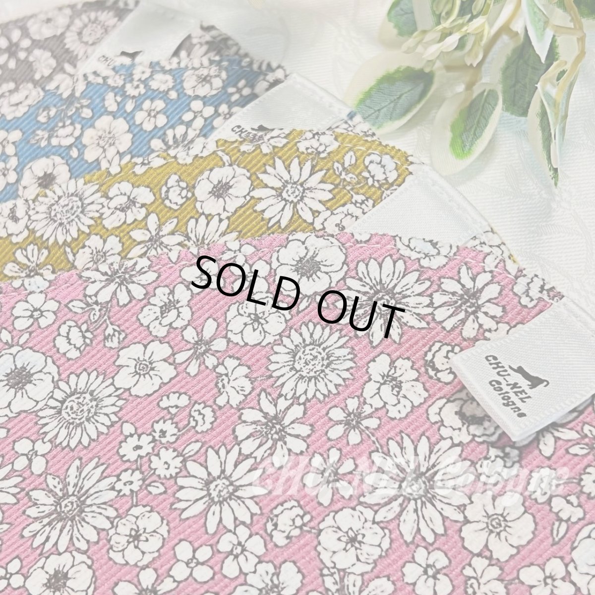 画像7: お肌面4色から選べる★布ナプキン4枚★ライナー(コーデュロイ花柄） (7)