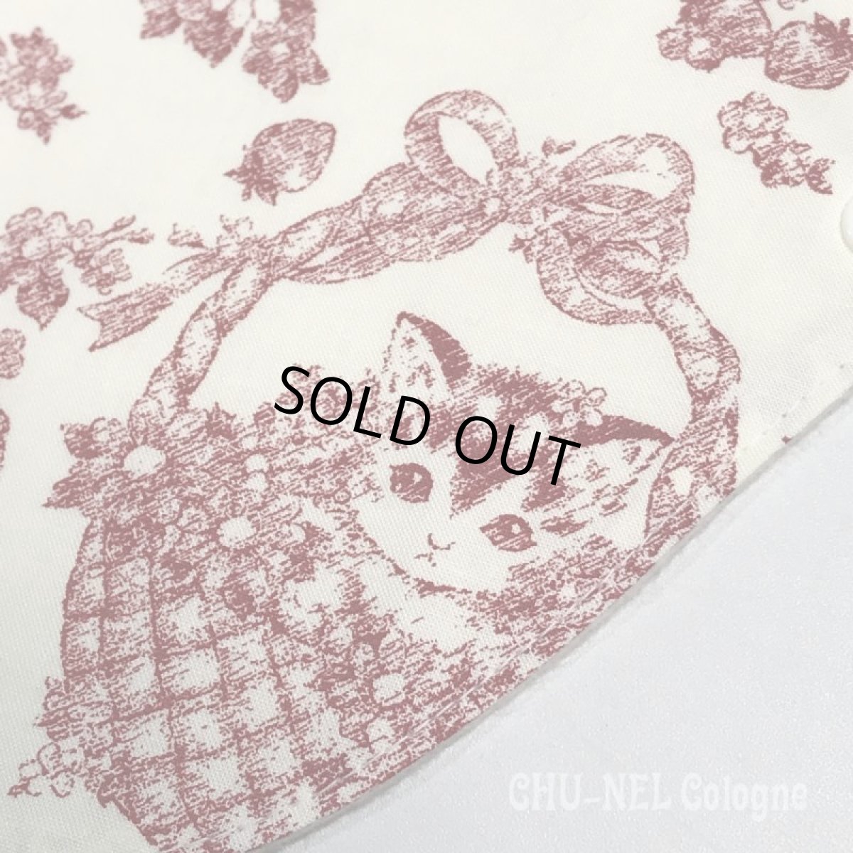 画像6: ★布ナプキンSサイズ★2枚セット★6層防水(ヨーロピアン子猫x無漂白ネル) (6)