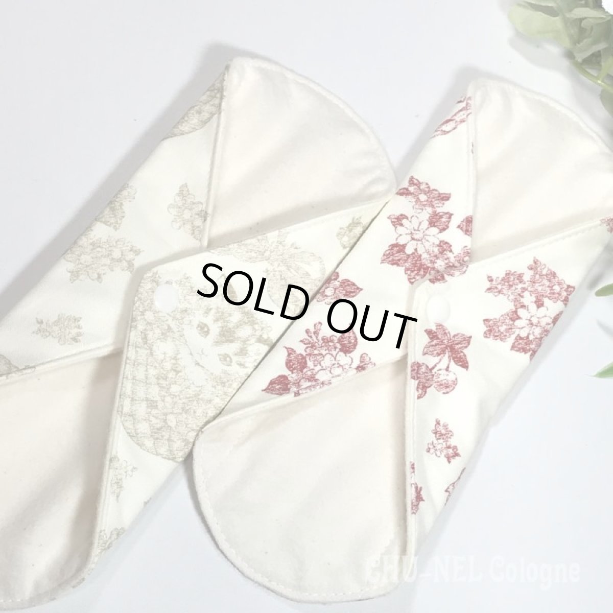 画像4: ★布ナプキンSサイズ★2枚セット★6層防水(ヨーロピアン子猫x無漂白ネル) (4)