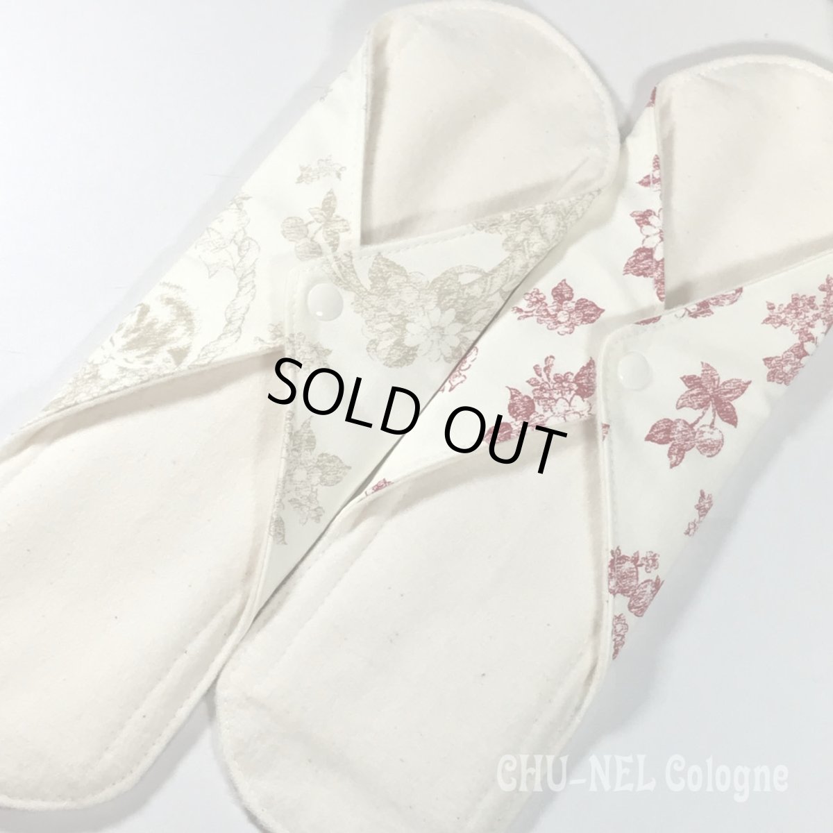 画像4: ★布ナプキンMサイズ★2枚セット★7層防水(ヨーロピアン子猫x無漂白ネル) (4)