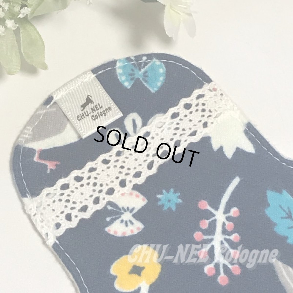 画像5: 防水ホルダーとプレーンタイプのセット（kotori・ネイビー） (5)