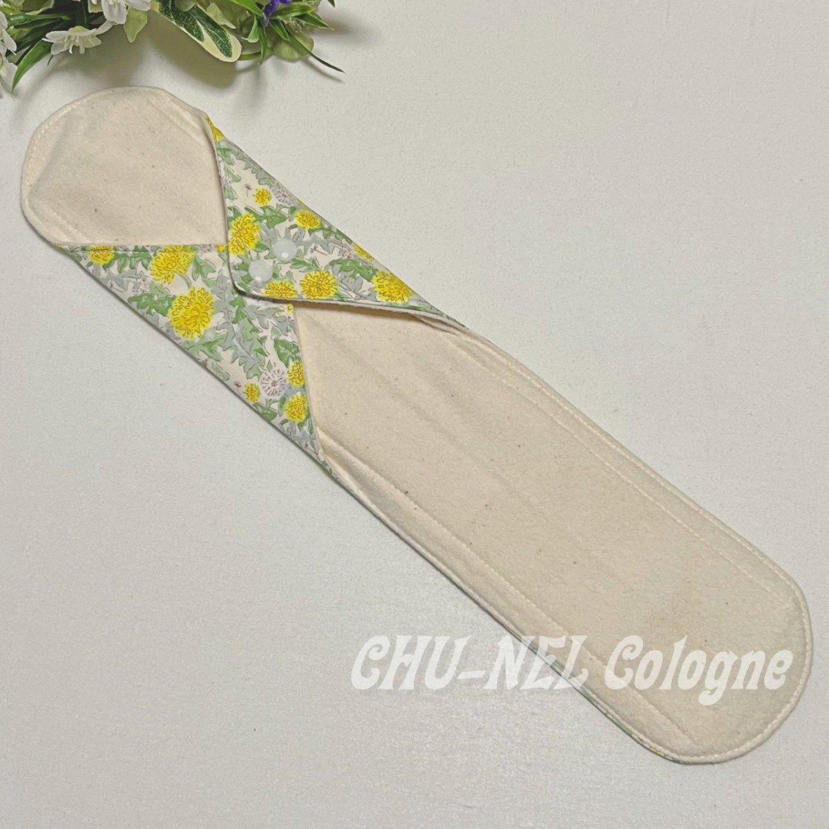 画像5: お肌面4種類から選べる★布ナプキンLサイズ★7層防水(たんぽぽ・ホワイト) (5)