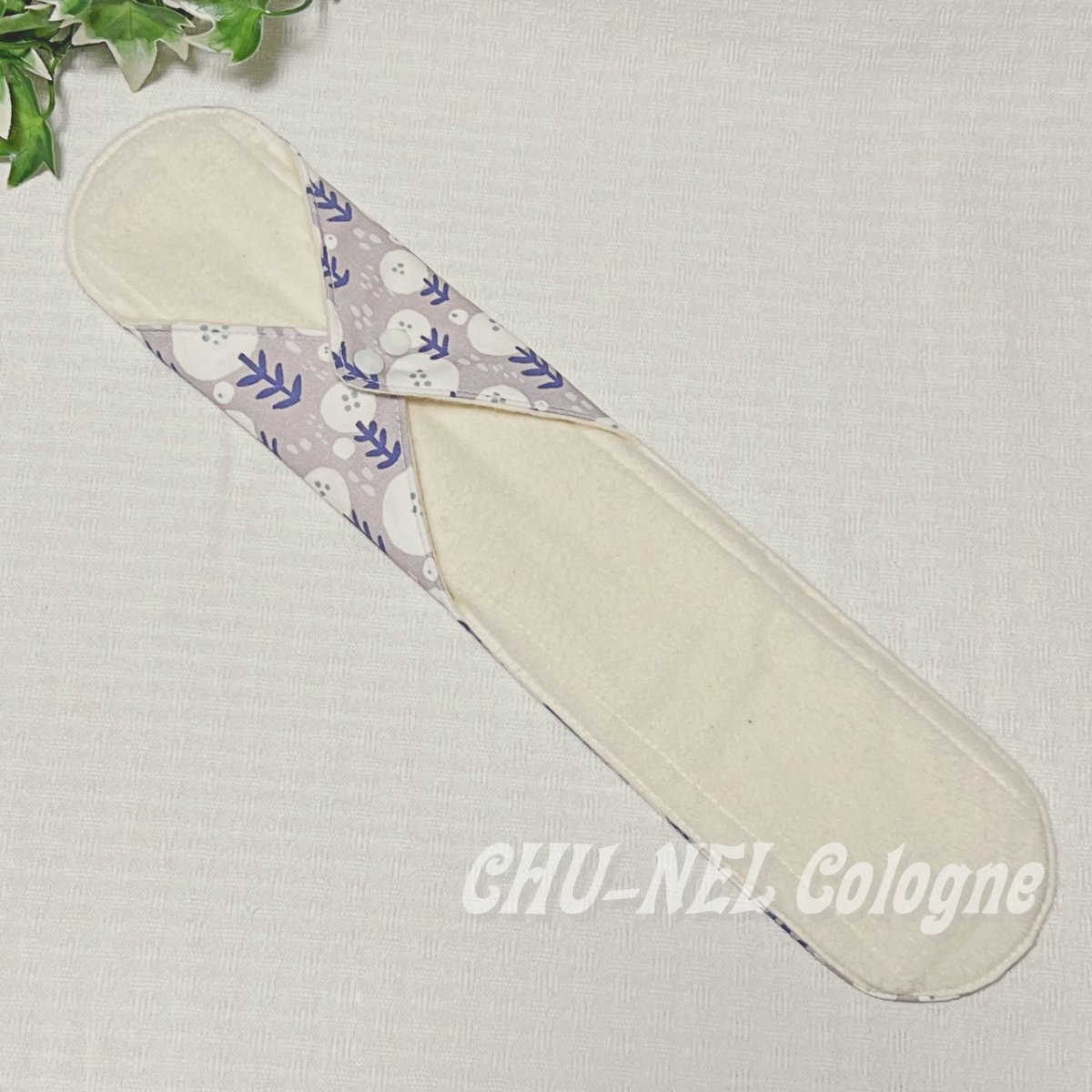 画像7: お肌面4種類から選べる★布ナプキンLサイズ★7層防水(まるいお花・ホワイト) (7)