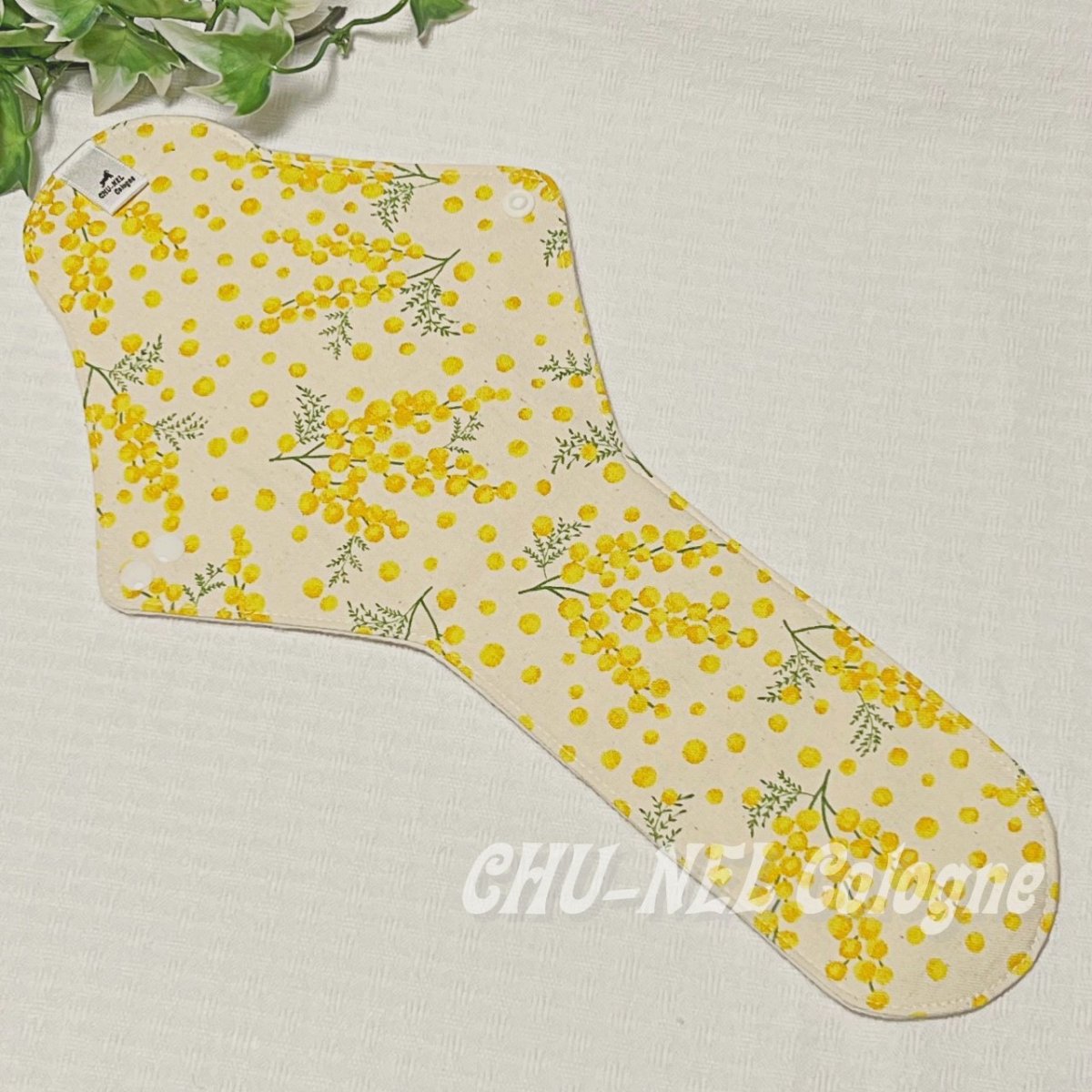 画像3: お肌面4種類から選べる★布ナプキンLサイズ★7層防水(ミモザ2・ナチュラル) (3)