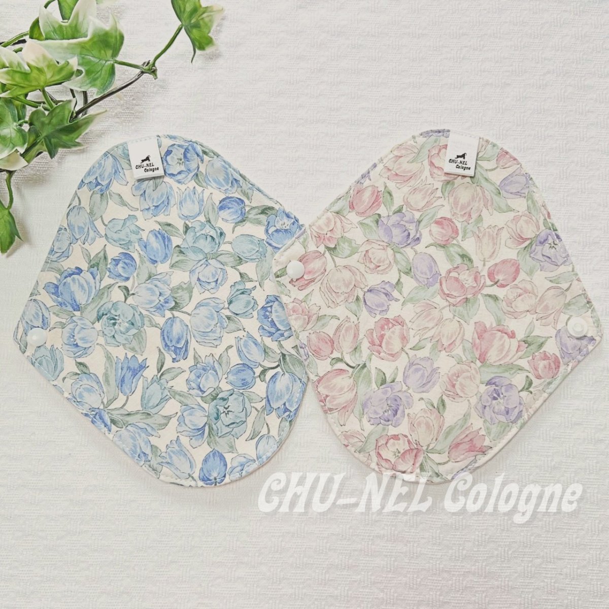 画像2: お肌面4色から選べる★布ナプキンライナー★2枚セット(チューリップ１) (2)