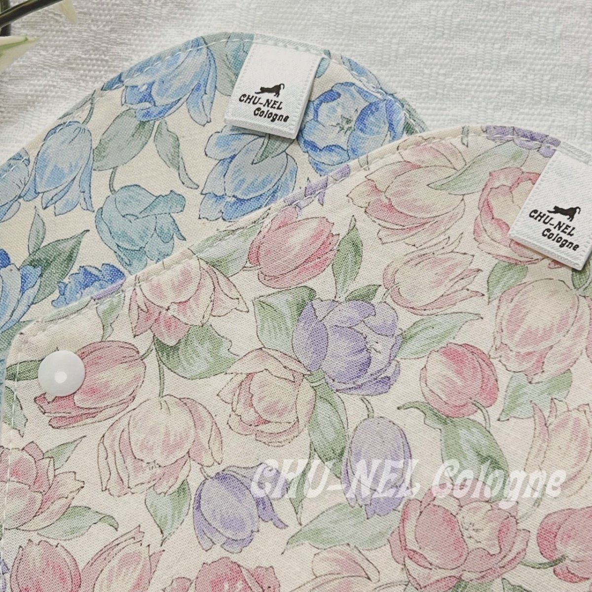 画像5: お肌面4色から選べる★布ナプキンライナー★2枚セット(チューリップ１) (5)