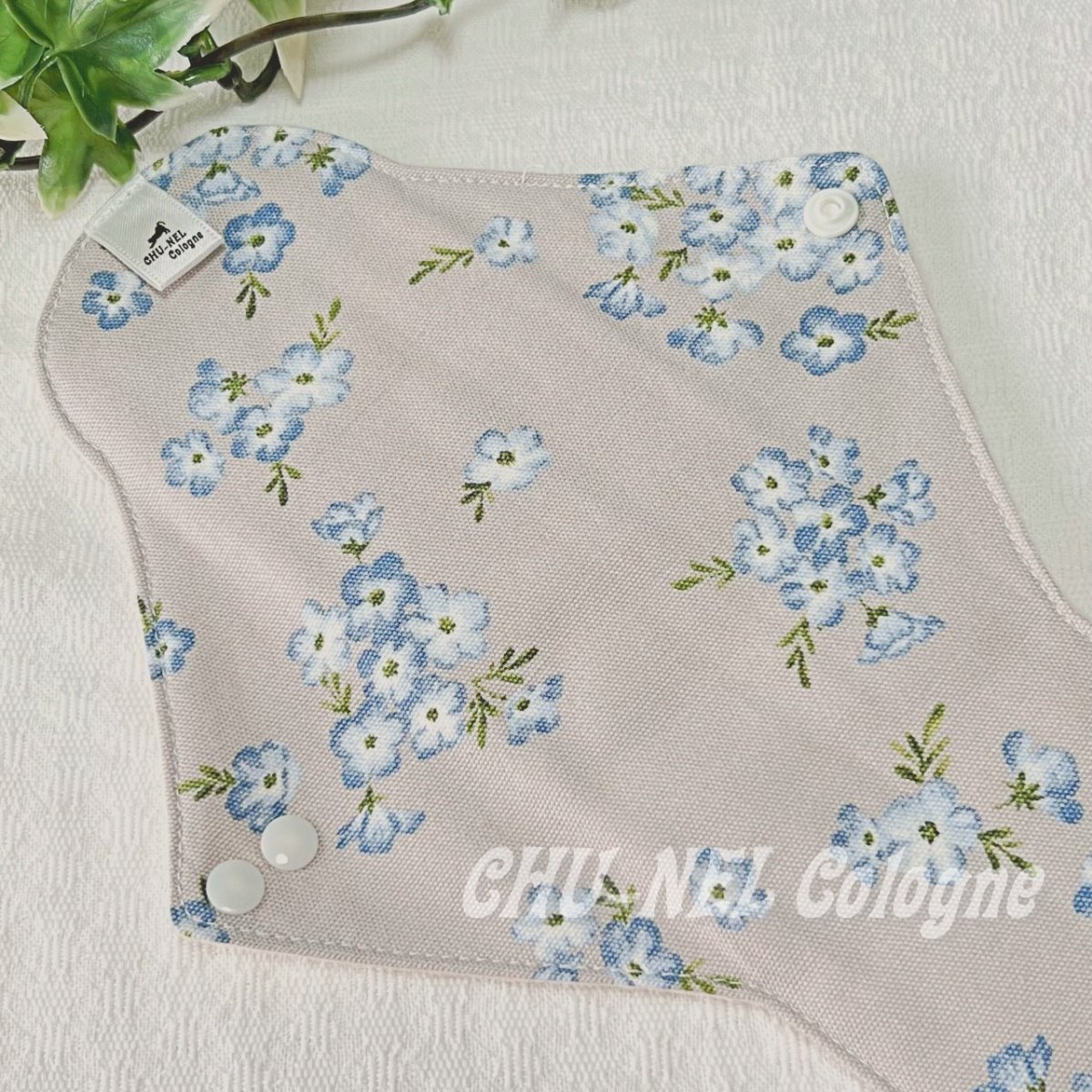 画像3: お肌面4種類から選べる★布ナプキンLサイズ★7層防水(ネモフィラ・ブルーグレー) (3)