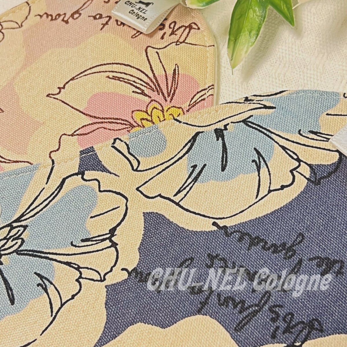 画像6: お肌面4色から選べる★布ナプキンMサイズ★2枚セット★7層防水(手描き風お花) (6)