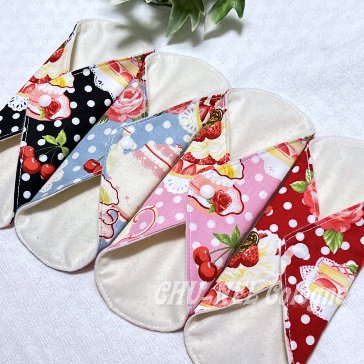 画像5: お肌面4色から選べる★布ナプキン4枚★ライナー(リバイバルスイーツ） (5)