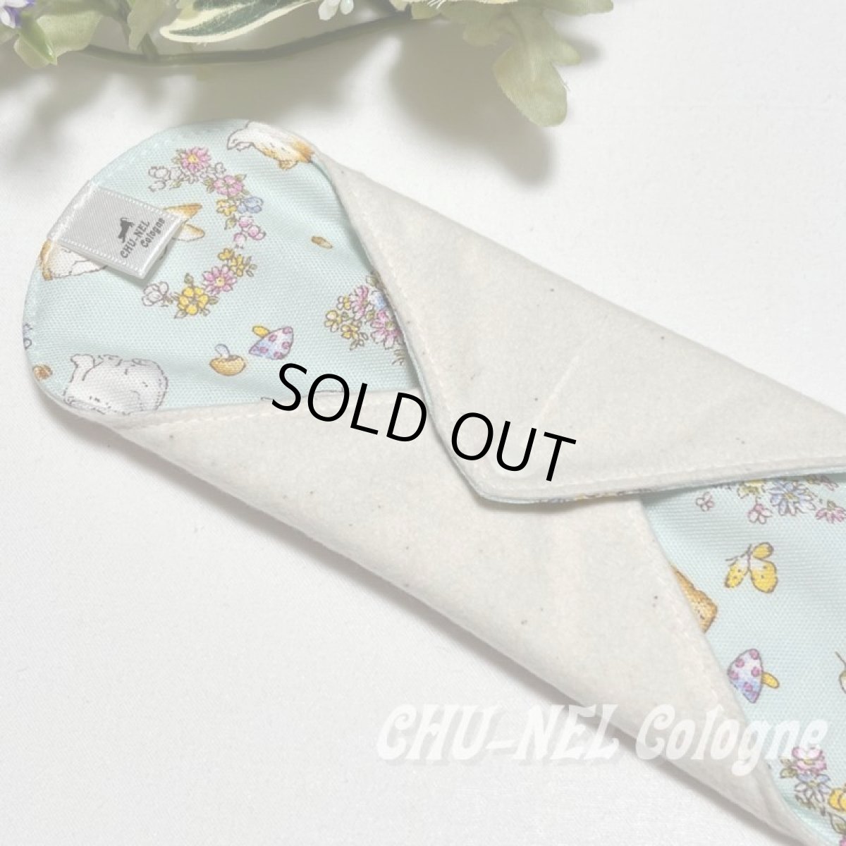 画像5: お肌面4種類から選べる★布ナプキンLサイズ★7層防水(野ウサギ・ブルー) (5)