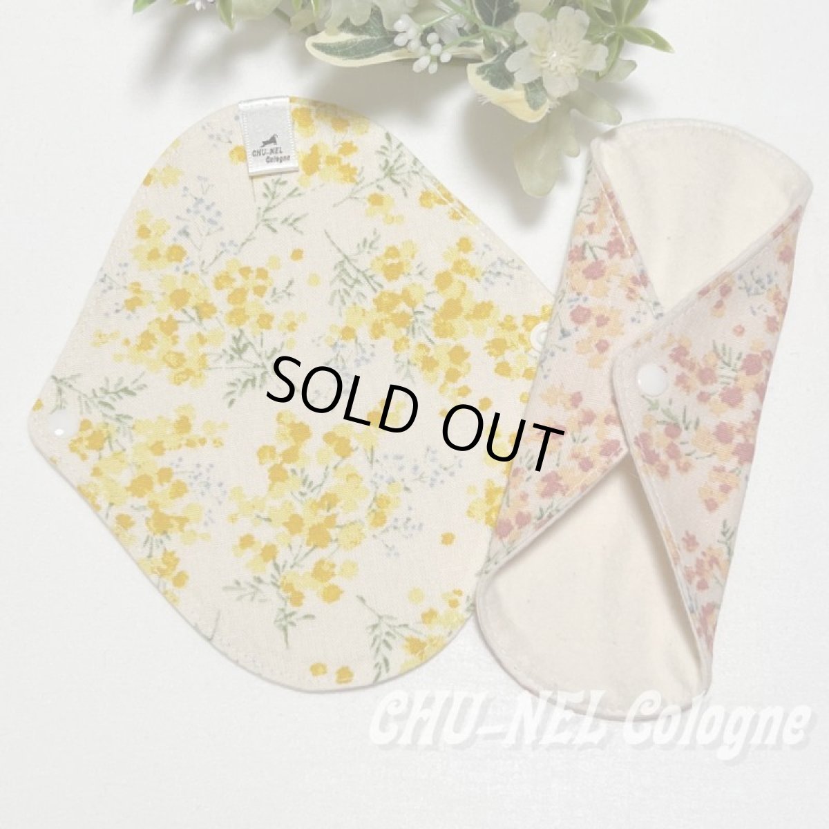 画像3: お肌面4色から選べる★布ナプキンライナー★2枚セット(ミモザ) (3)
