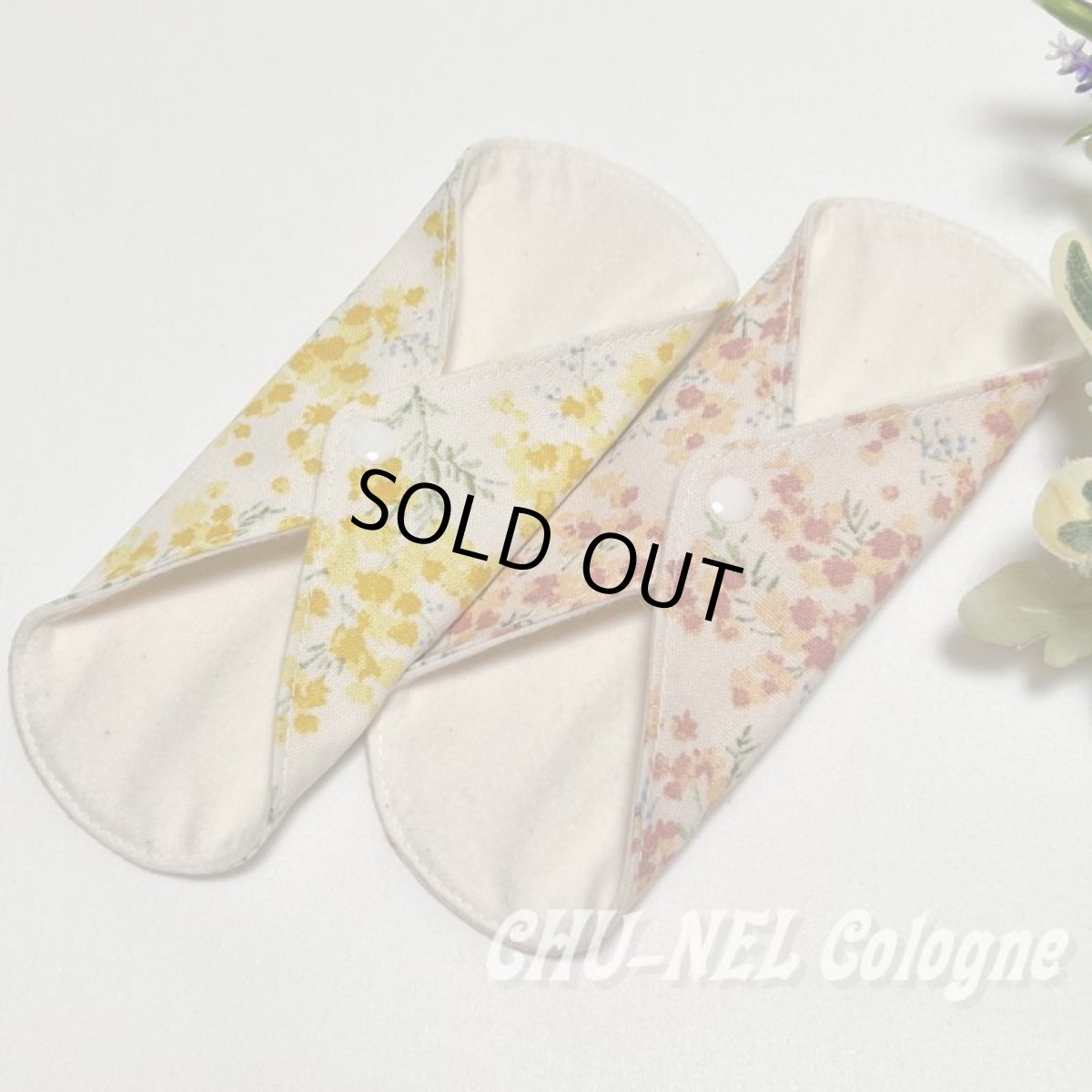 画像5: お肌面4色から選べる★布ナプキンライナー★2枚セット(ミモザ) (5)