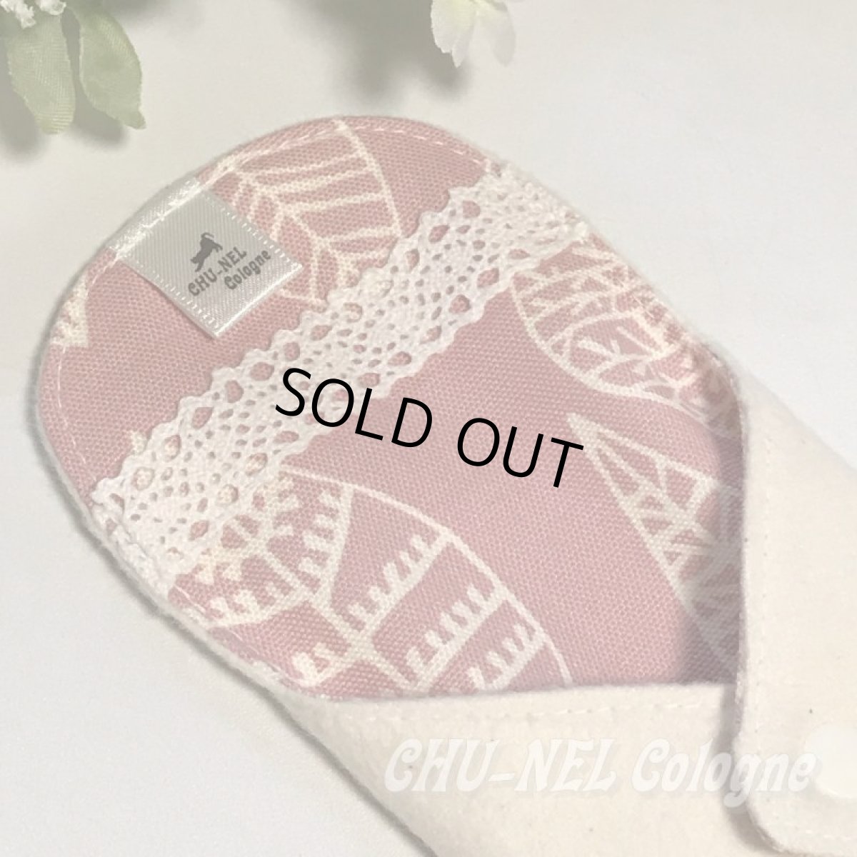 画像3: 防水ホルダー(リーフ・ピンク) (3)